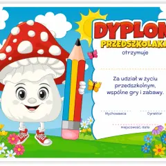 Jak wypisać dyplom dla przedszkolaka, aby był wyjątkowy i piękny