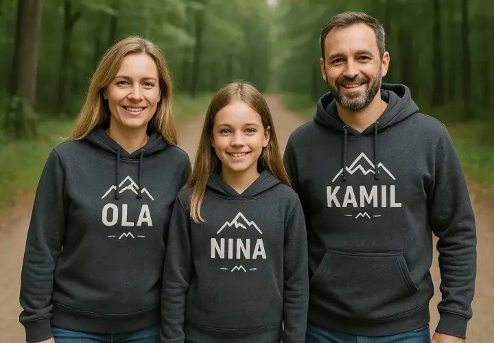 Stylowe bluzy dla rodziców i dzieci – wygoda i personalizacja na co dzień