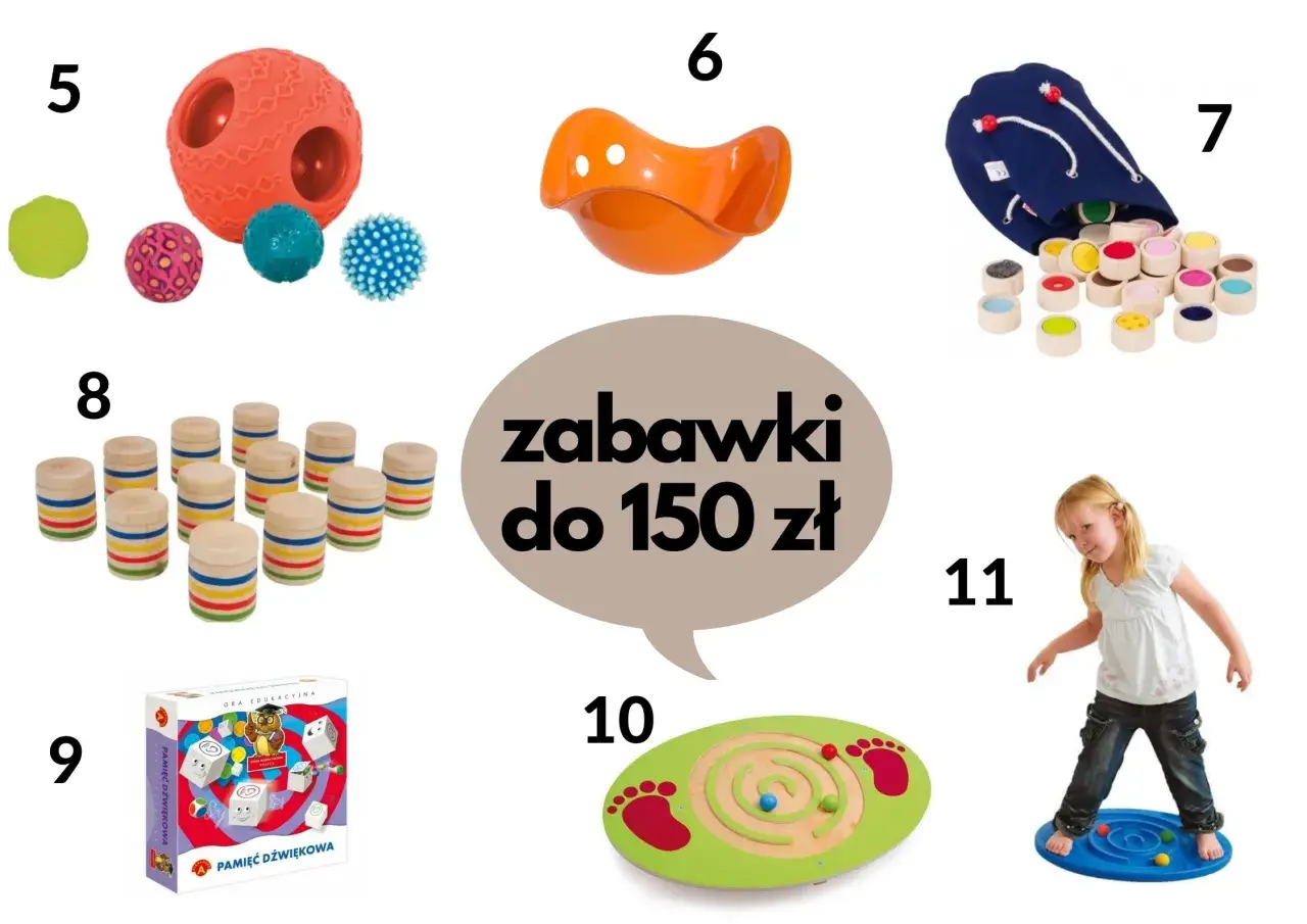 Kolorowe piłeczki i klocki to świetna zabawka sensoryczna dla niemowlaka. Rozwijają zmysły i koordynację.
